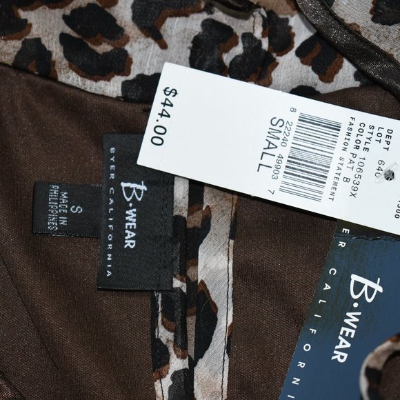 B. Wear Multicolored Sleeveless Top NWT - Picture 3 of 3